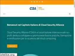 Sites similar to cloudsecurityalliance.it