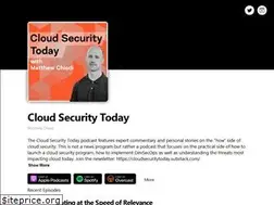 Sites similar to cloudsecuritytoday.com