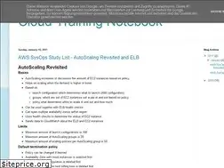 Sites similar to cloudtrainingnotebook.blogspot.com