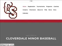 Sites similar to cloverdalebaseball.com