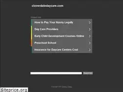 Sites similar to cloverdaledaycare.com