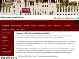 Sites similar to cloverdalehistoricalsociety.org