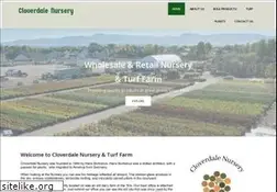 Sites similar to cloverdalenursery.com