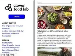 Sites similar to cloverfoodlab.com