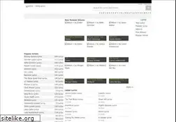 Sites similar to cloverlyrics.com