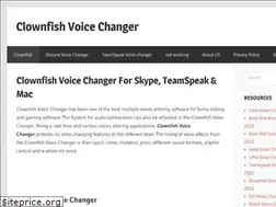 Sites similar to clownfishvoicechanger.xyz