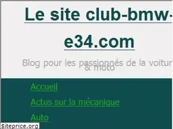 Sites similar to club-bmw-e34.com