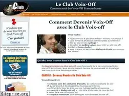 Sites similar to club-voix-off.com