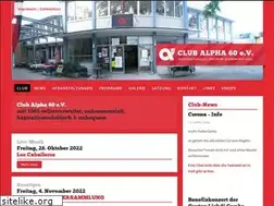 Sites similar to clubalpha60.de