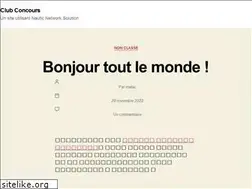 Sites similar to clubconcours.com