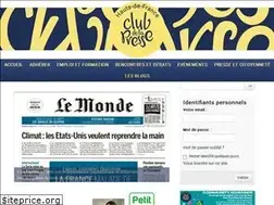Sites similar to clubdelapressehdf.fr