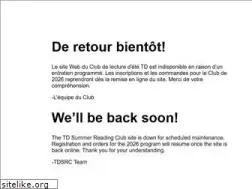 Sites similar to clubdelecturetd.ca