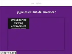 Sites similar to clubdelinversor.es