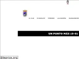 Sites similar to clubdeportivobadajoz.es