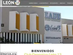 Sites similar to clubdeportivoleon13.es