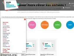 Sites similar to clubdesenfantsparisiens.com