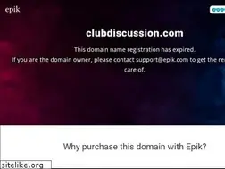 Sites similar to clubdiscussion.com
