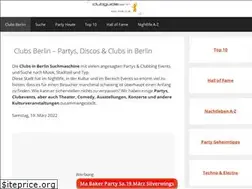 Sites similar to clubguideberlin.de