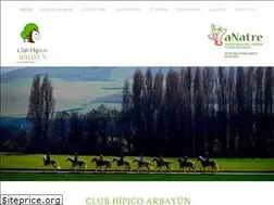 Sites similar to clubhipicoarbayun.com