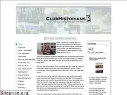 Sites similar to clubhistorians.co.uk