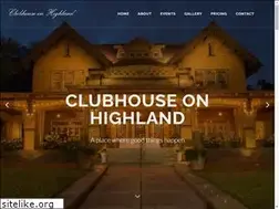 Sites similar to clubhouseonhighland.com