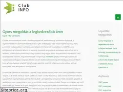 Sites similar to clubinfo.hu