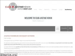 Sites similar to clubjustinehenin.be