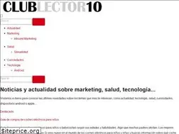 Sites similar to clublector10.es