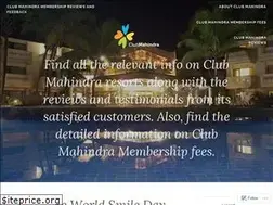 Sites similar to clubmahindra.wordpress.com