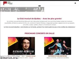 Sites similar to clubmusicaldequebec.com