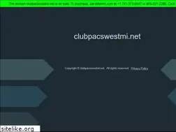 Sites similar to clubpacswestmi.net