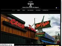 Sites similar to clubparisrestaurant.com