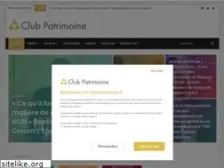 Sites similar to clubpatrimoine.com