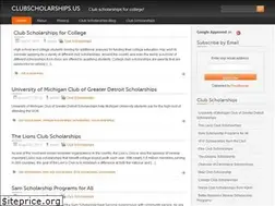 Sites similar to clubscholarships.us