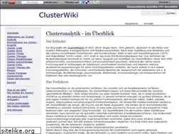Sites similar to clusterwiki.wikidot.com