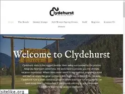 Sites similar to clydehurst.com