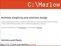 Sites similar to cmarlow.com