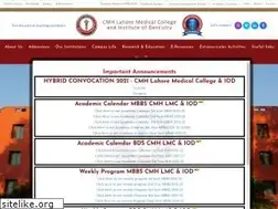 Sites similar to cmhlahore.edu.pk