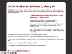 Sites similar to cmi8738driver.com