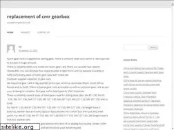 Sites similar to cmrgearbox.net