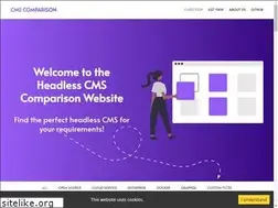 Sites similar to cms-comparison.io