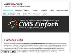 Sites similar to cmseinfach.de