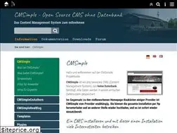 Sites similar to cmsimple-xh.com