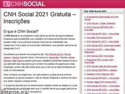 Sites similar to cnhsocial.net.br