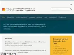Sites similar to cnmc.es