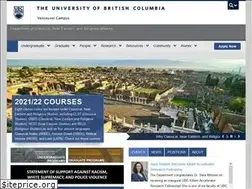 Sites similar to cnrs.ubc.ca