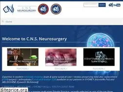 Sites similar to cnsneurosurgery.com.au