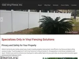 Sites similar to cnsvinylfence.com