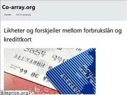 Sites similar to co-array.org