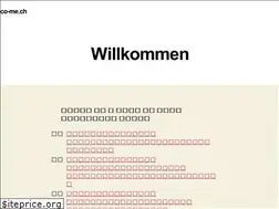 Sites similar to co-me.ch